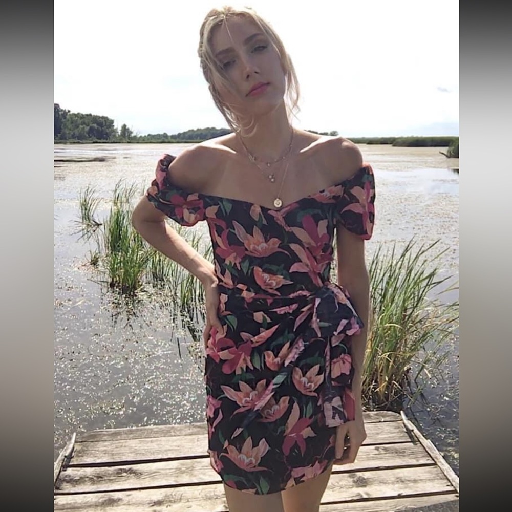 La Maison Talulah Mini Floral Dress